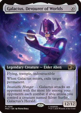 Galactus, Devourer of Worlds (Extended Art) - Commander: Marvel Super Heroes