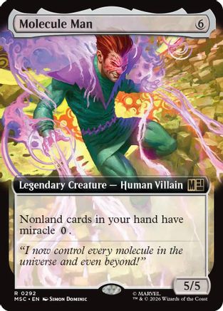 Molecule Man (Extended Art) - Commander: Marvel Super Heroes