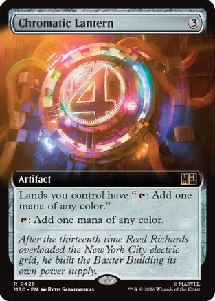 Chromatic Lantern (Extended Art) - Commander: Marvel Super Heroes