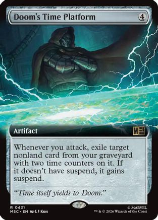 Doom's Time Platform (Extended Art) - Commander: Marvel Super Heroes Foil