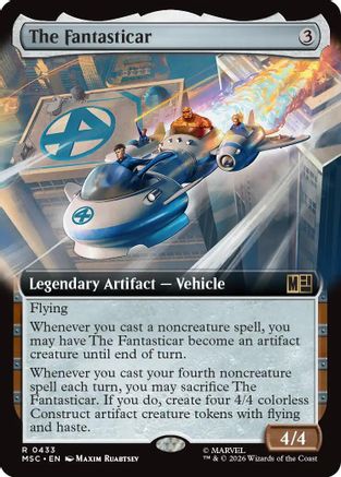 The Fantasticar (Extended Art) - Commander: Marvel Super Heroes Foil