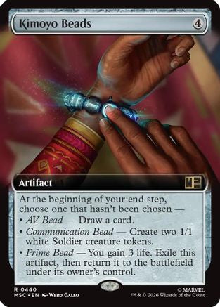 Kimoyo Beads (Extended Art) - Commander: Marvel Super Heroes Foil