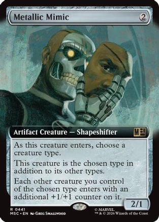 Metallic Mimic (Extended Art) - Commander: Marvel Super Heroes Foil
