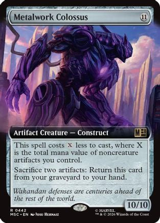 Metalwork Colossus (Extended Art) - Commander: Marvel Super Heroes Foil