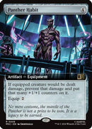 Panther Habit (Extended Art) - Commander: Marvel Super Heroes Foil