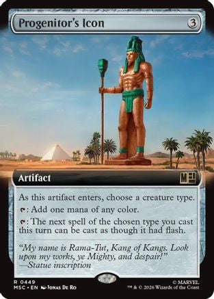 Progenitor's Icon (Extended Art) - Commander: Marvel Super Heroes