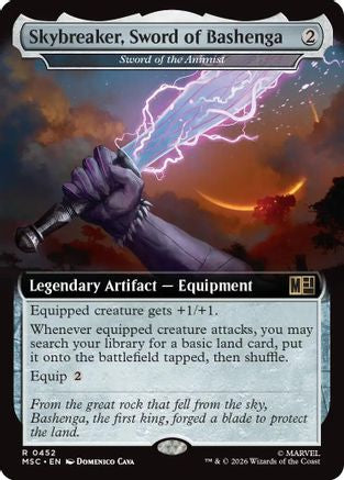 Skybreaker, Sword of Bashenga - Sword of the Animist (Extended Art) - Commander: Marvel Super Heroes
