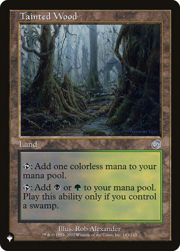Tainted Wood - [The List]