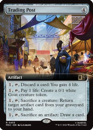 Trading Post (Extended Art) - Commander: Marvel Super Heroes