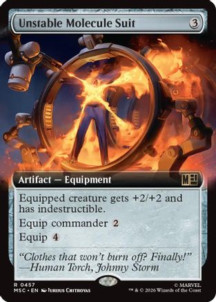 Unstable Molecule Suit (Extended Art) - Commander: Marvel Super Heroes
