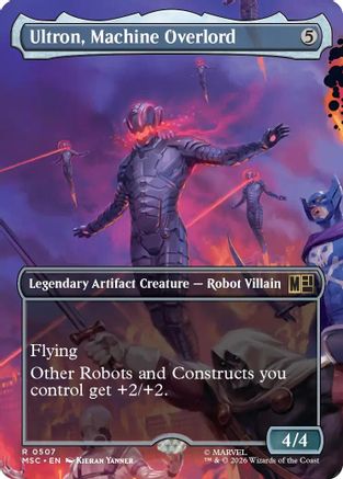 Ultron, Machine Overlord (Borderless) - Commander: Marvel Super Heroes