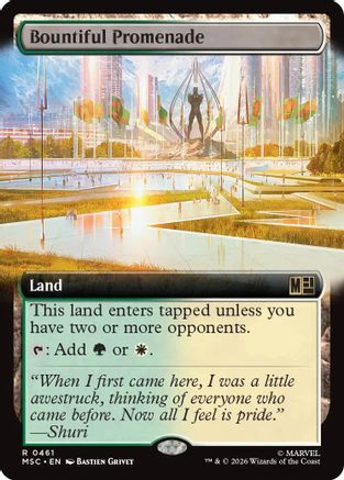 Bountiful Promenade (Extended Art) - Commander: Marvel Super Heroes Foil
