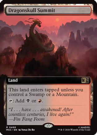 Dragonskull Summit (Extended Art) - Commander: Marvel Super Heroes Foil