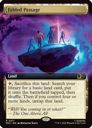 Fabled Passage (Extended Art) - Commander: Marvel Super Heroes