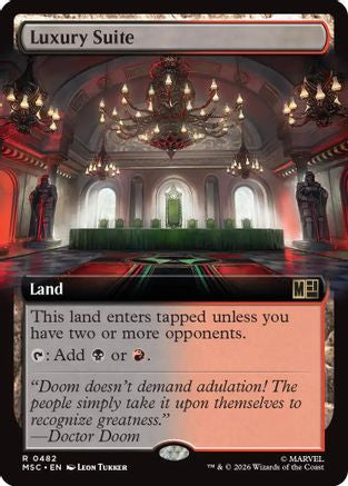 Luxury Suite (Extended Art) - Commander: Marvel Super Heroes