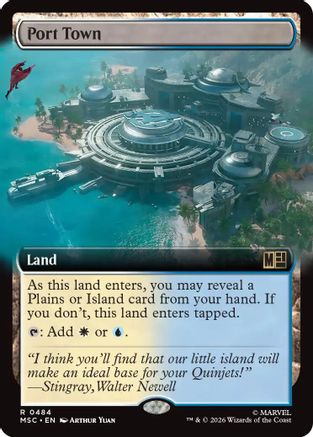 Port Town (Extended Art) - Commander: Marvel Super Heroes