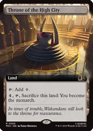 Throne of the High City (Extended Art) - Commander: Marvel Super Heroes