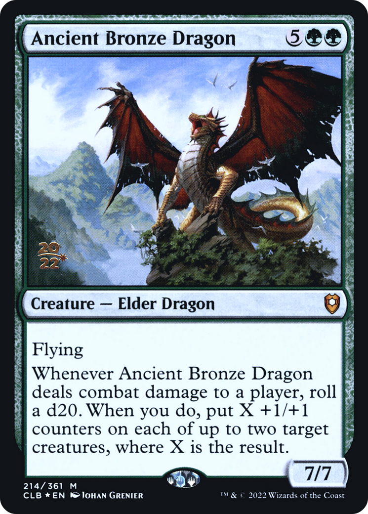 Ancient Bronze Dragon - Battle for Baldur's Gate Promos Foil