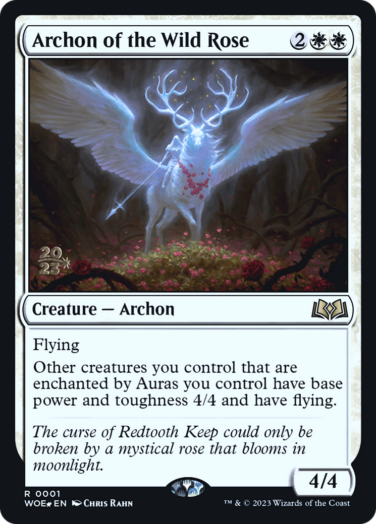 Archon of the Wild Rose - Wilds of Eldraine Promos Foil