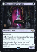 Concealing Curtains: (Double Faced Transform) [Innistrad: Crimson Vow Promos] Foil