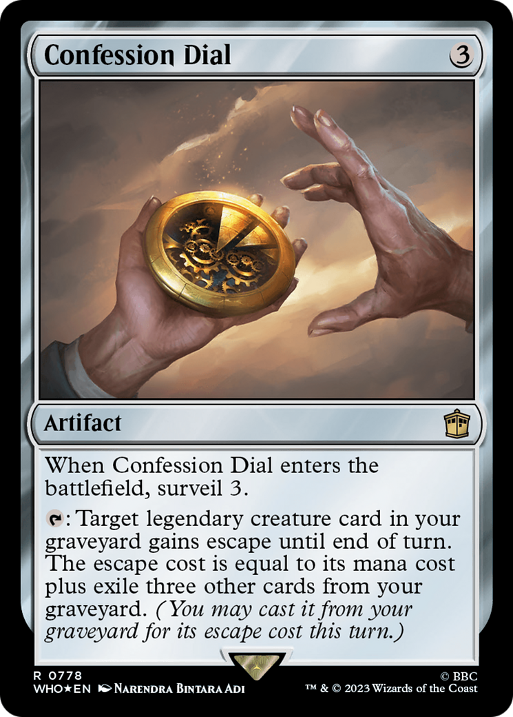 Confession Dial (Surge Foil) [Doctor Who] Foil