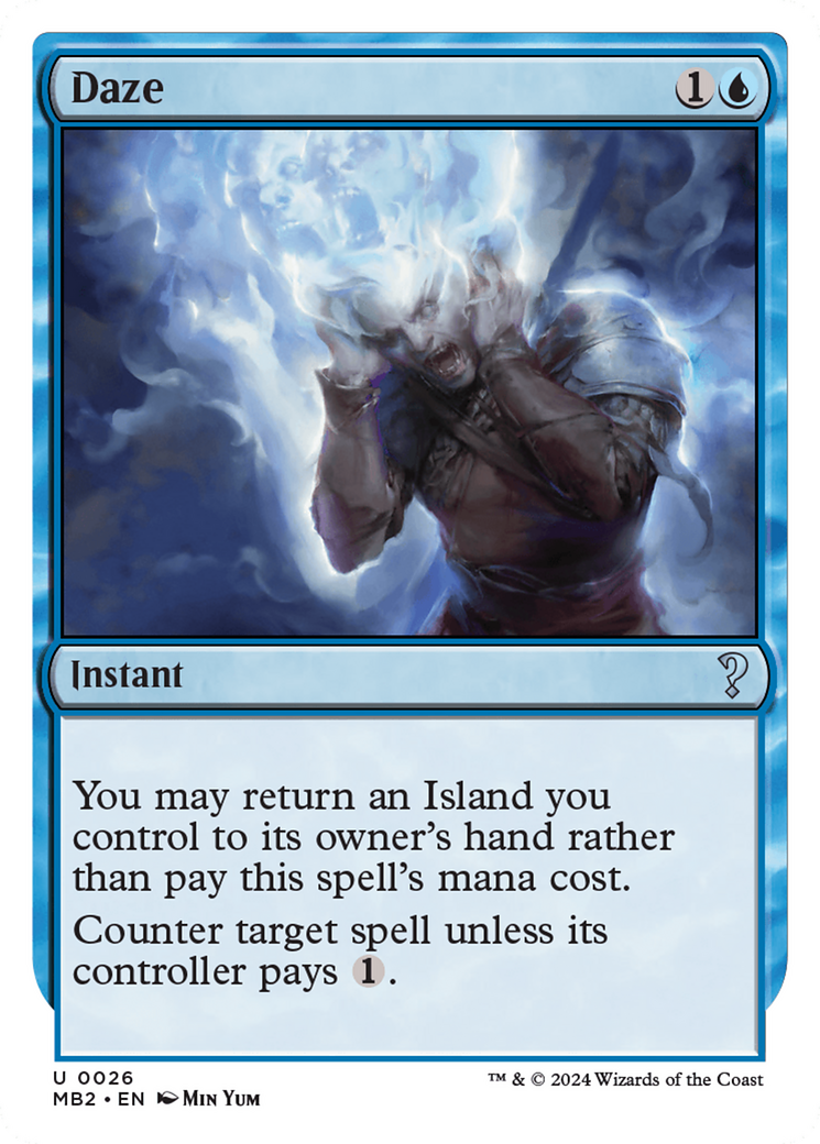 Daze (White Border) [Mystery Booster 2]