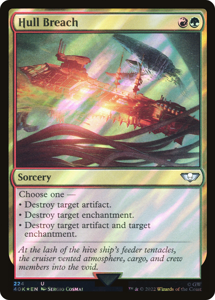 Hull Breach (Surge Foil) - [Warhammer 40,000 Commander] Foil