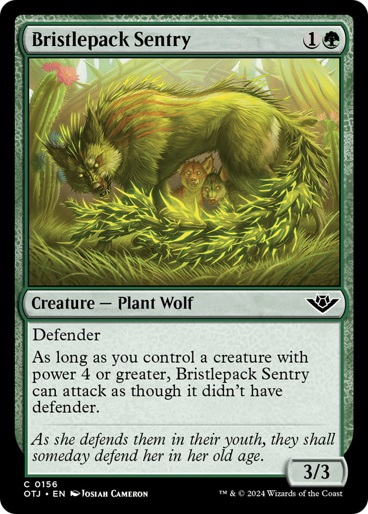 Bristlepack Sentry - Outlaws of Thunder Junction