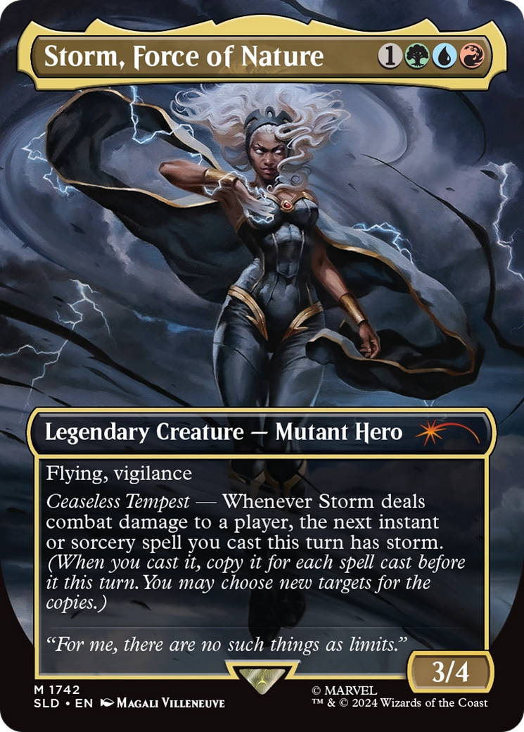 Storm, Force of Nature [Secret Lair Drop] (Borderless)