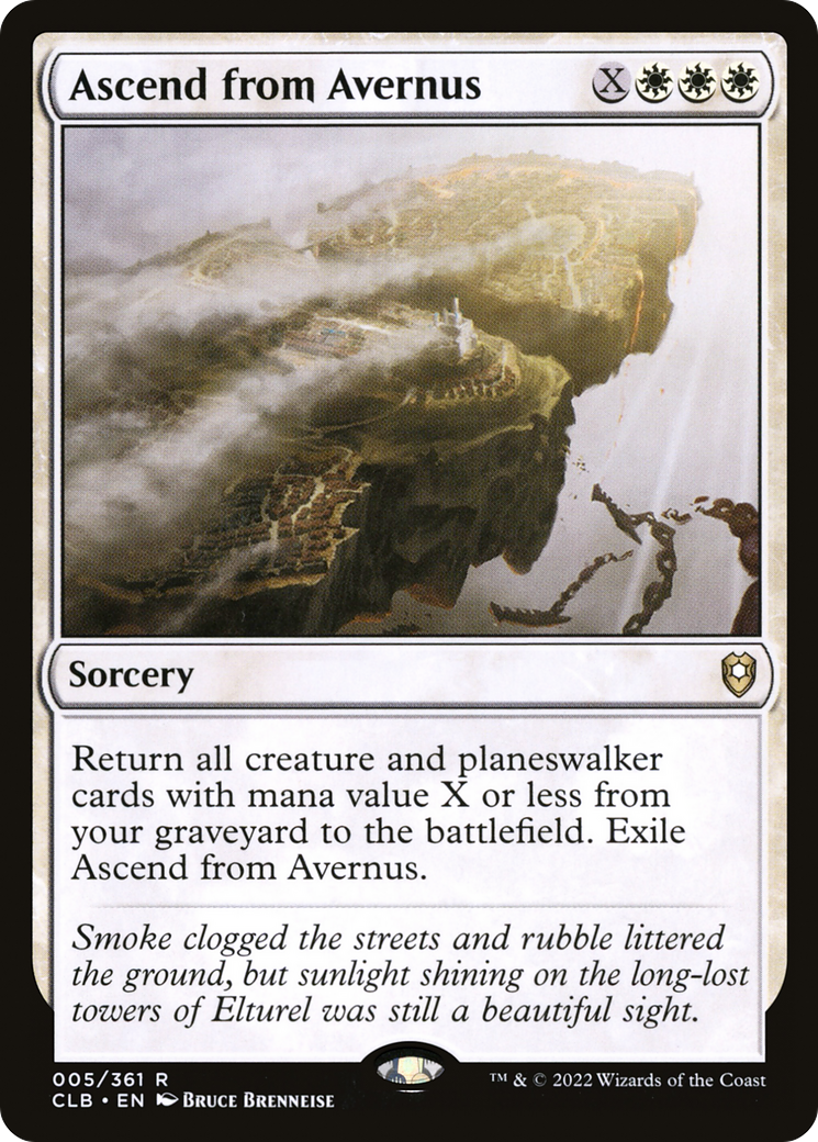 Ascend from Avernus - [Commander Legends: Battle for Baldur's Gate]