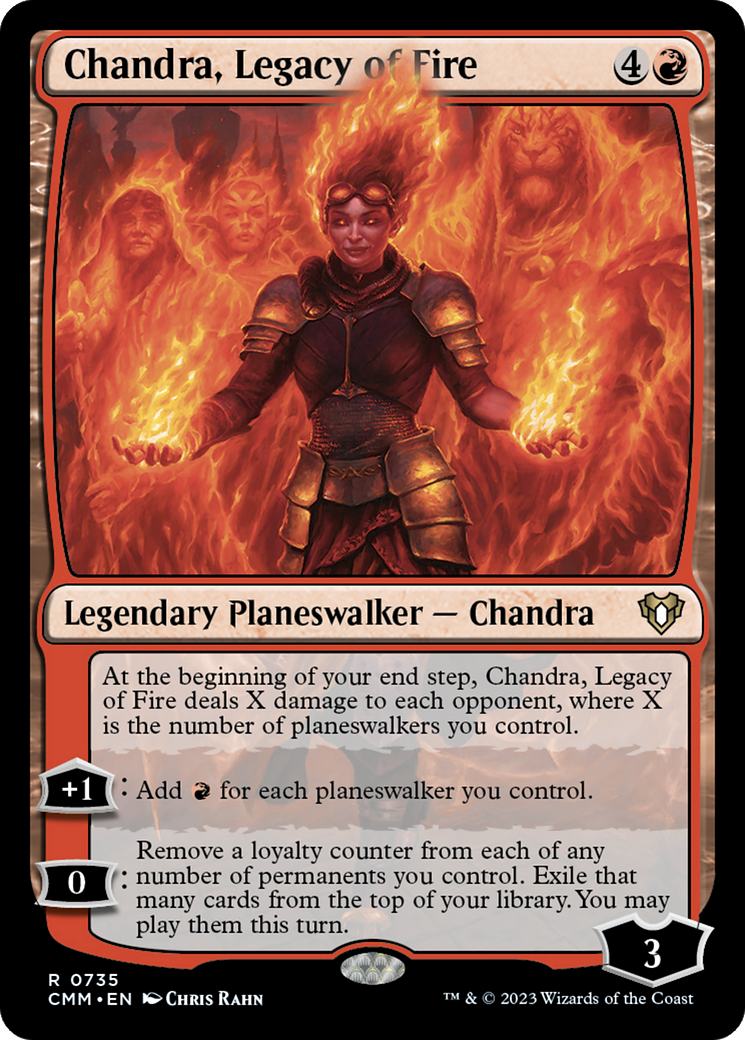 Chandra, Legacy of Fire - Commander Masters