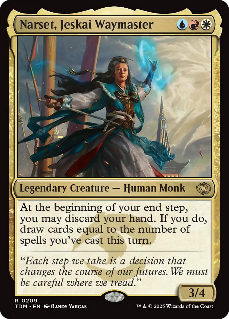 Narset, Jeskai Waymaster - [Tarkir: Dragonstorm]