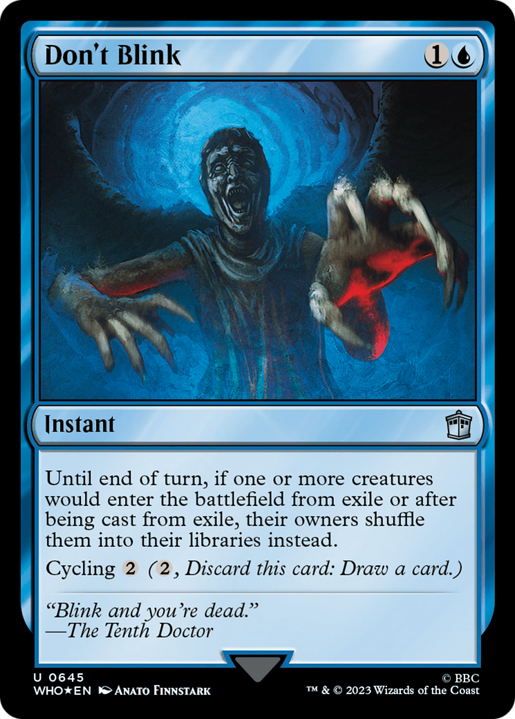 Don't Blink (Surge Foil) [Doctor Who] Foil