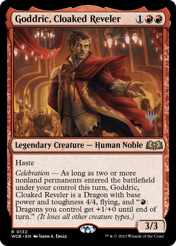 Goddric, Cloaked Reveler [Wilds of Eldraine Promos]