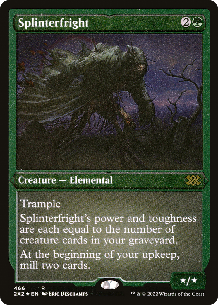 Splinterfright (Foil Etched) - [Double Masters 2022] Foil