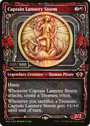 Captain Lannery Storm (Serial Numbered) - Multiverse Legends: (Showcase) Foil