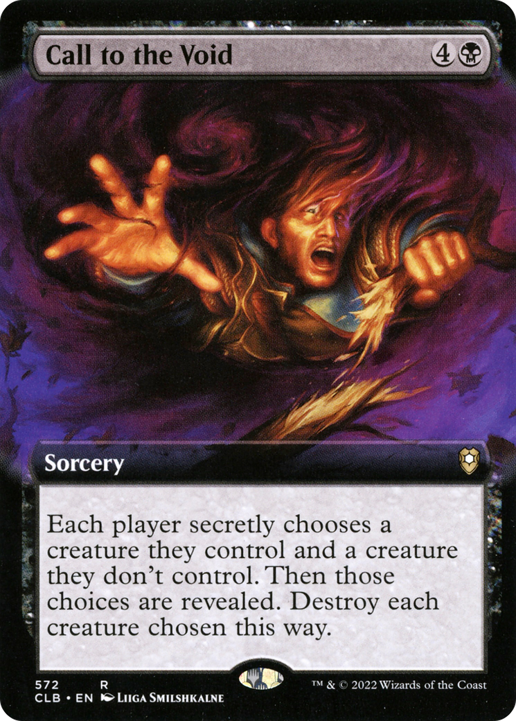 Call to the Void (Extended Art) - Commander Legends: Battle for Baldur's Gate: (Extended Art)