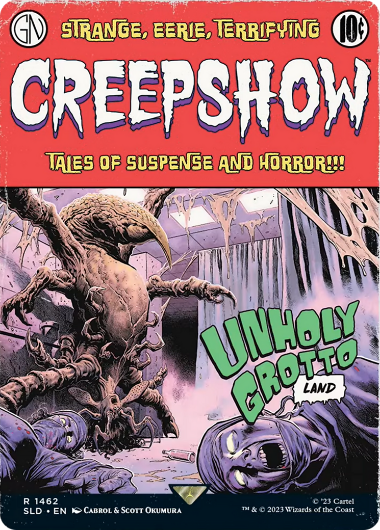 Unholy Grotto [Secret Lair Drop]: (Full Art) (Borderless)
