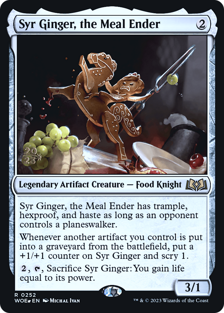 Syr Ginger, the Meal Ender - [Wilds of Eldraine Promos] Foil