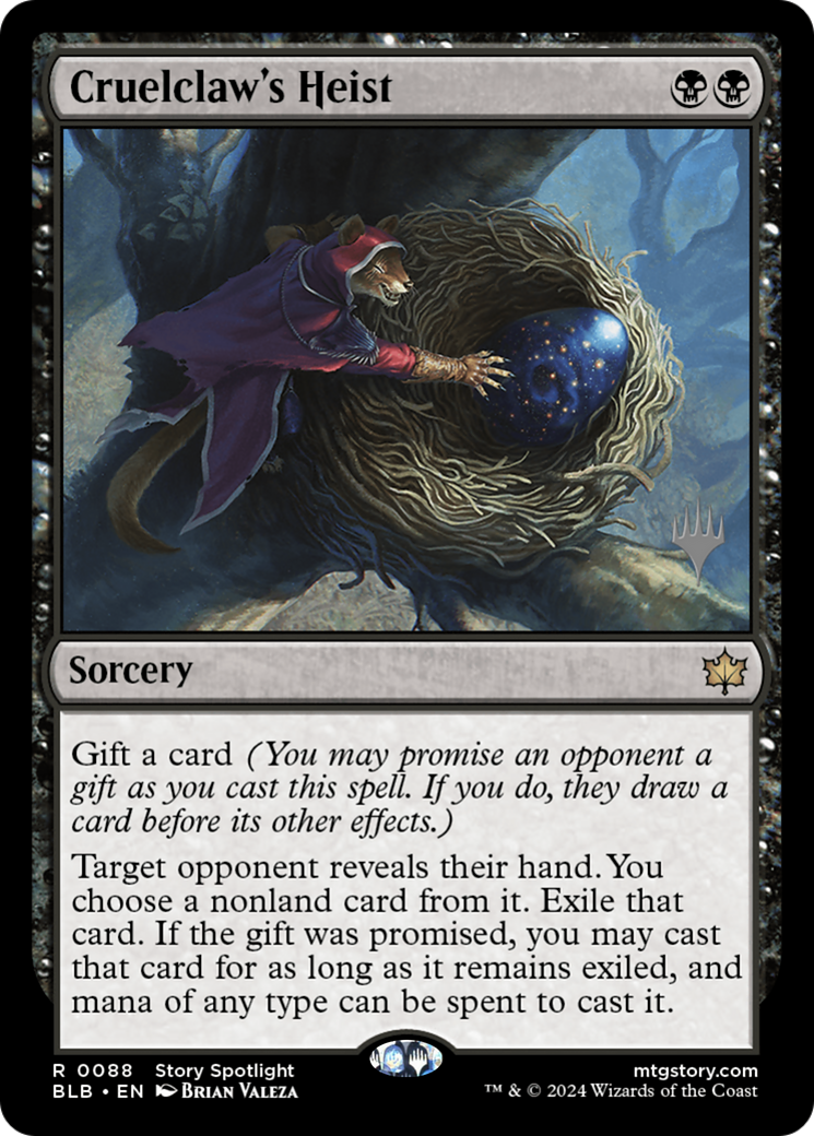 Cruelclaw's Heist [Bloomburrow Promos]