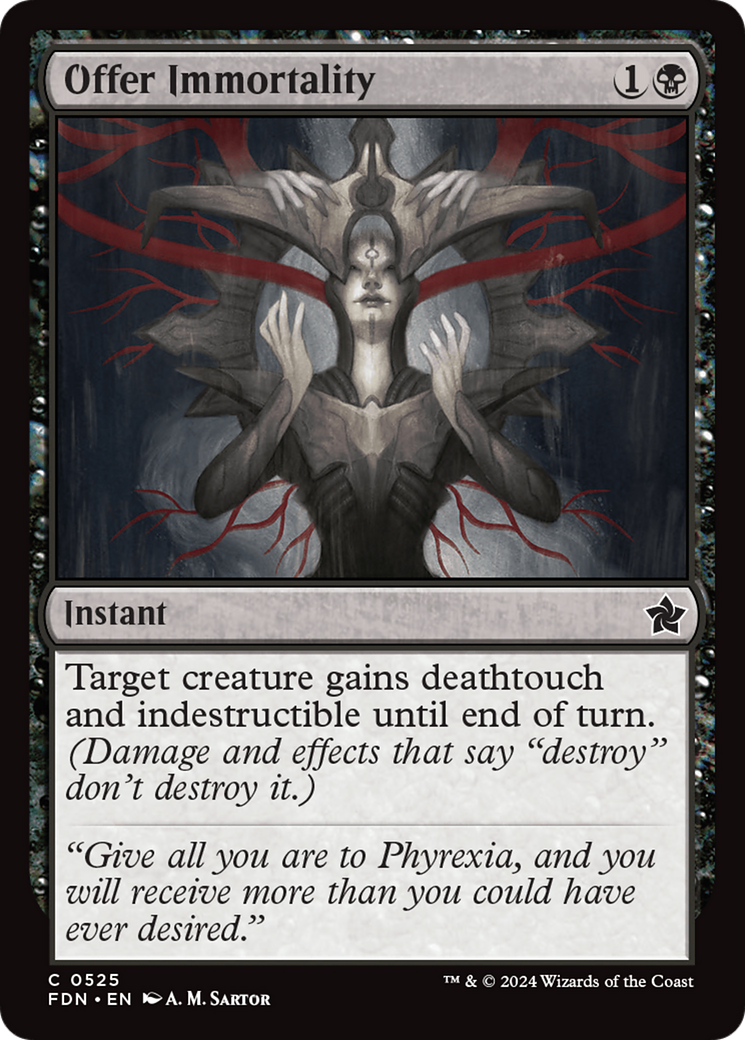 Offer Immortality - [Foundations]
