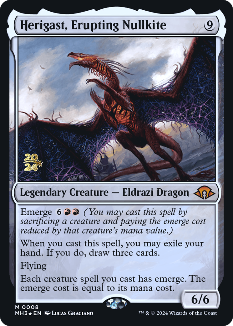 Herigast, Erupting Nullkite [Modern Horizons 3 Promos] Foil