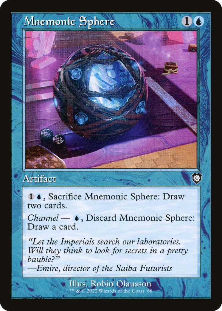 Mnemonic Sphere (Retro Frame) - [The Brothers' War Commander]