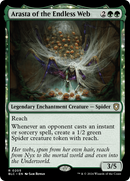 Arasta of the Endless Web - Bloomburrow Commander: (enchantment)