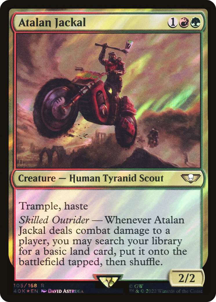 Atalan Jackal (Surge Foil) - Warhammer 40,000 Commander Foil