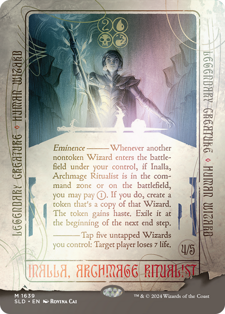 Inalla, Archmage Ritualist (Rainbow Foil) (Borderless) [Secret Lair Drop] Foil