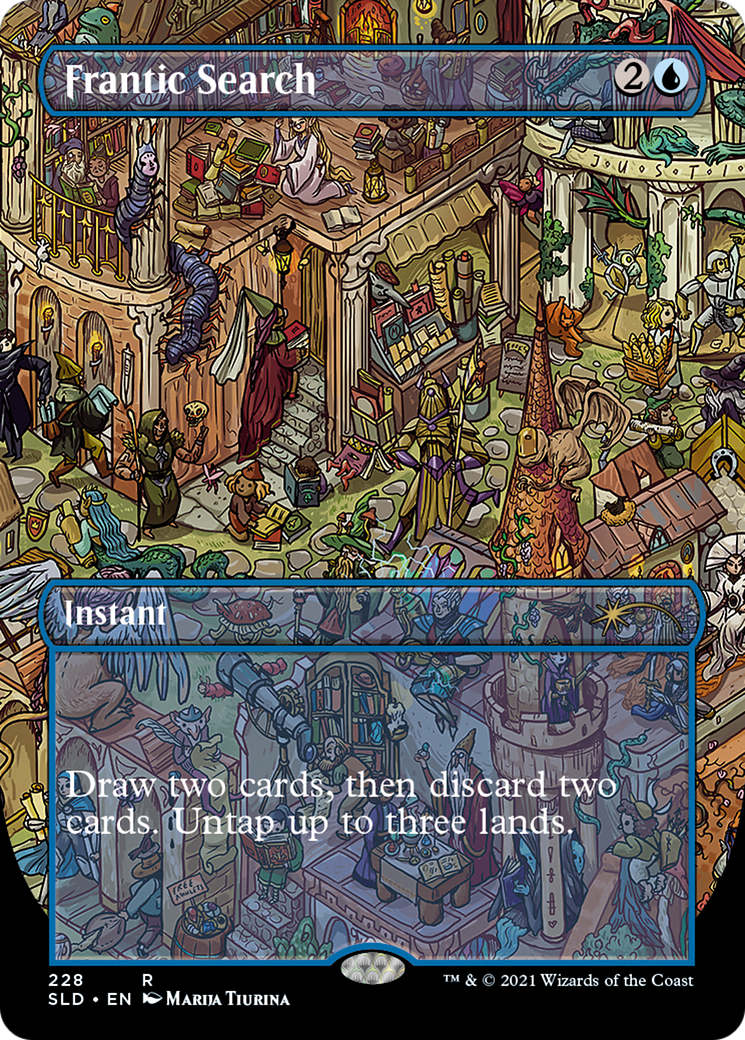 Frantic Search [Secret Lair Drop] (Borderless)