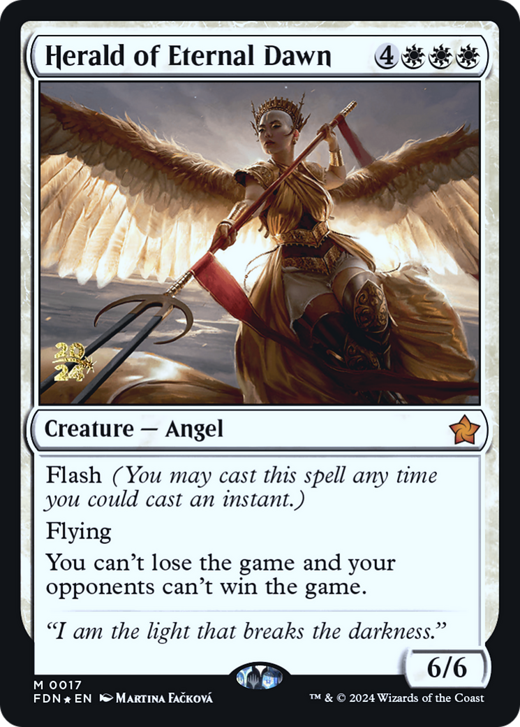Herald of Eternal Dawn [Foundations Promos] Foil