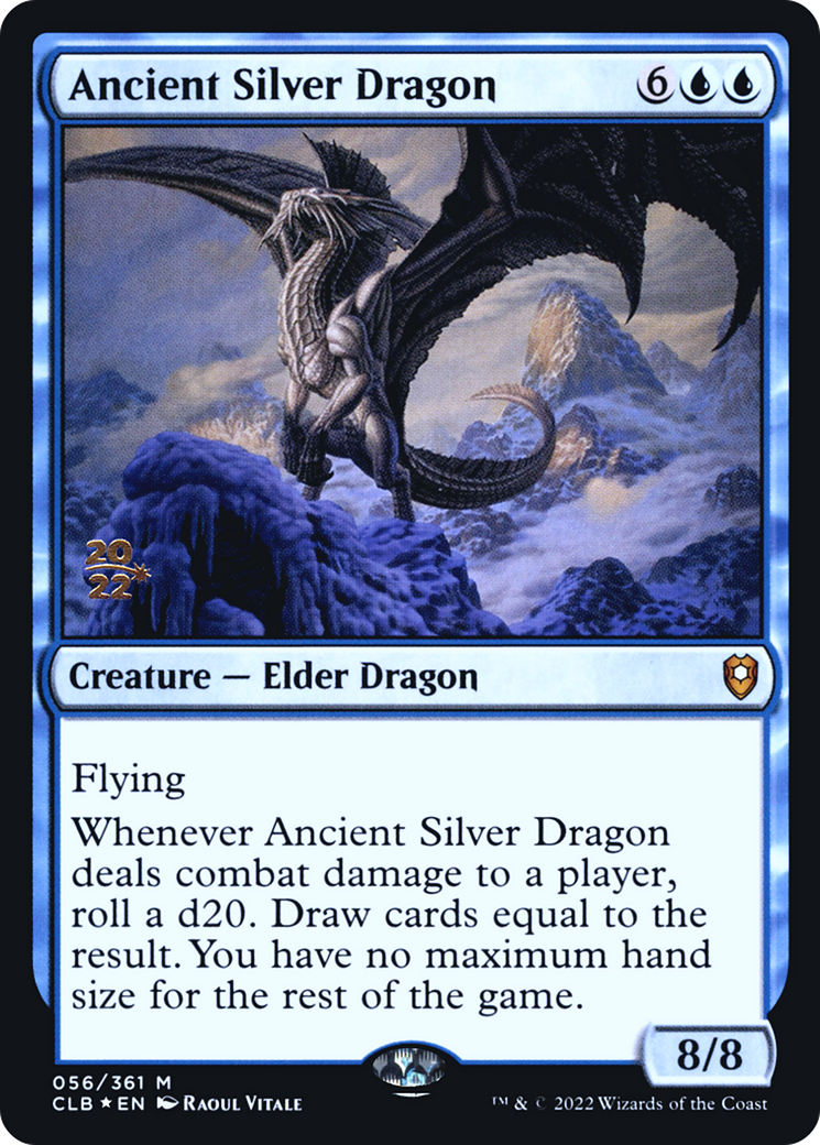 Ancient Silver Dragon - Battle for Baldur's Gate Promos Foil
