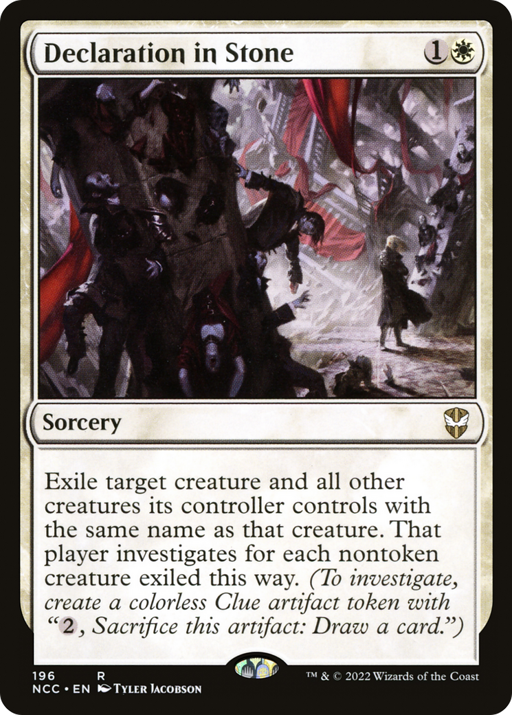 Declaration in Stone [New Capenna Commander]
